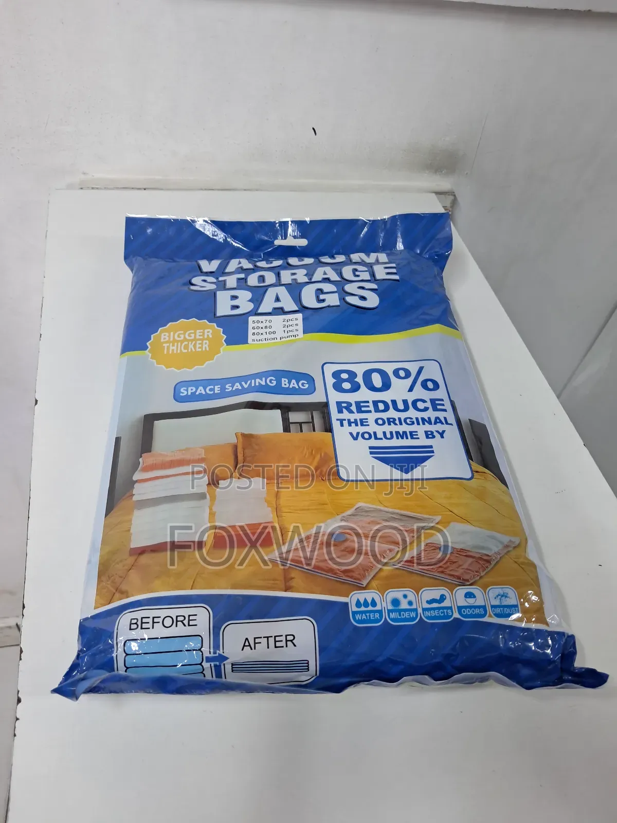 5 Pc + Free Pump Smart Saver Vacuum Bags