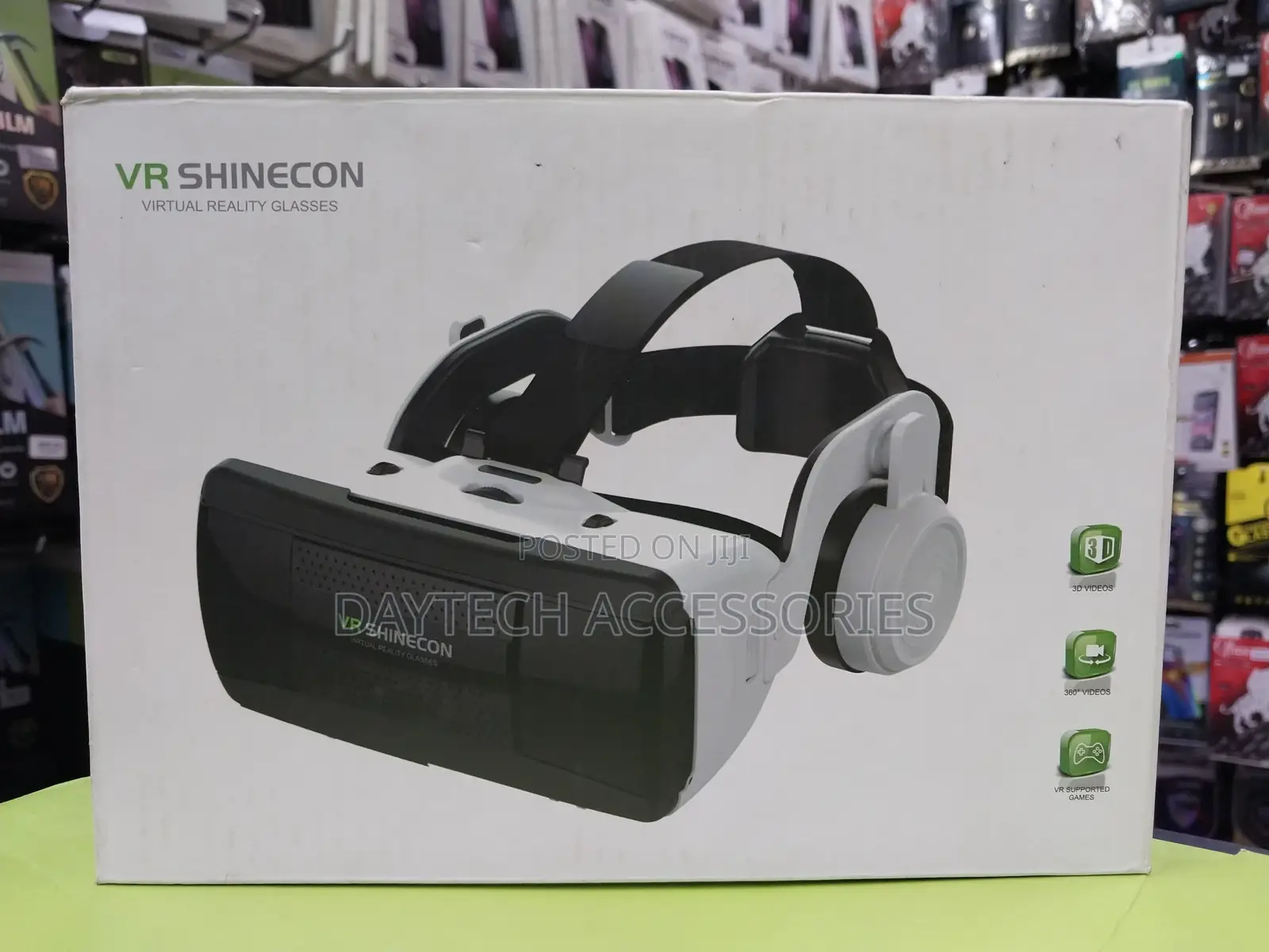 Shinecon Vr 3d Glasses Headset Virtual Reality Stereo Helmet