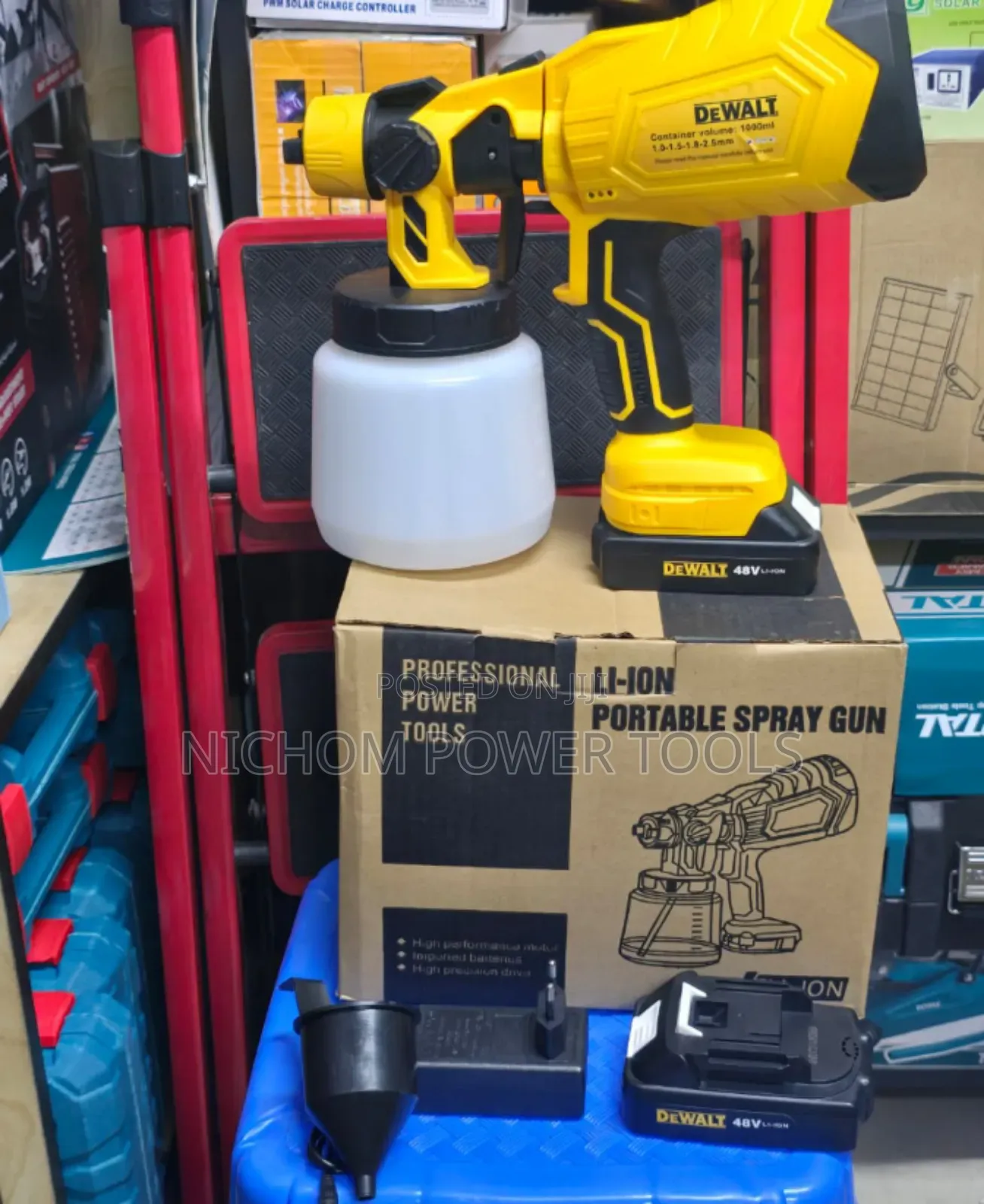Portable Dewalt 48v Cordless Spray Gun/Paint Sprayer