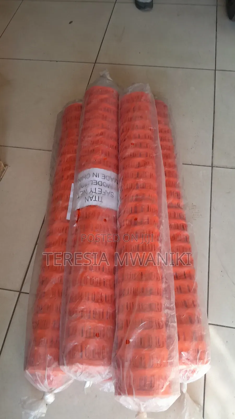 Orange Safety Fence Mesh [Ts]