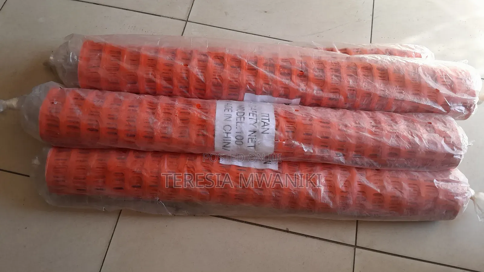 Orange Safety Fence Mesh [Ts]