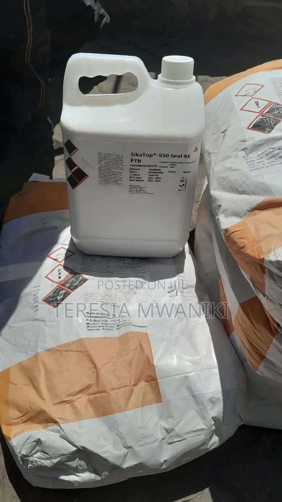 Sika Top 550 KE (Formerly  Masterseal  550KE) 25KGS