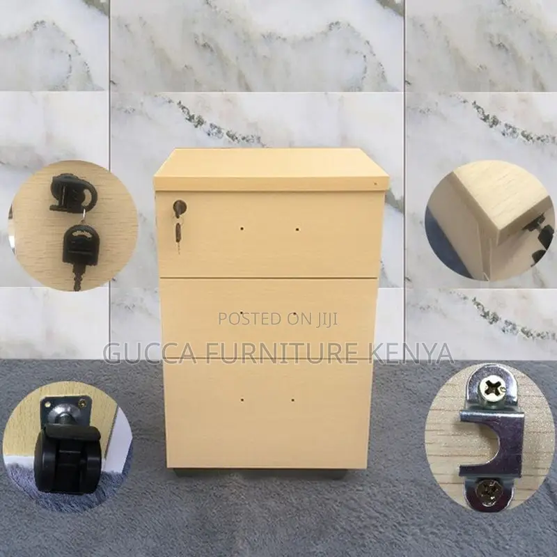 Cabinets: Composite Wood Vertical 3-Drawer File Cabinet