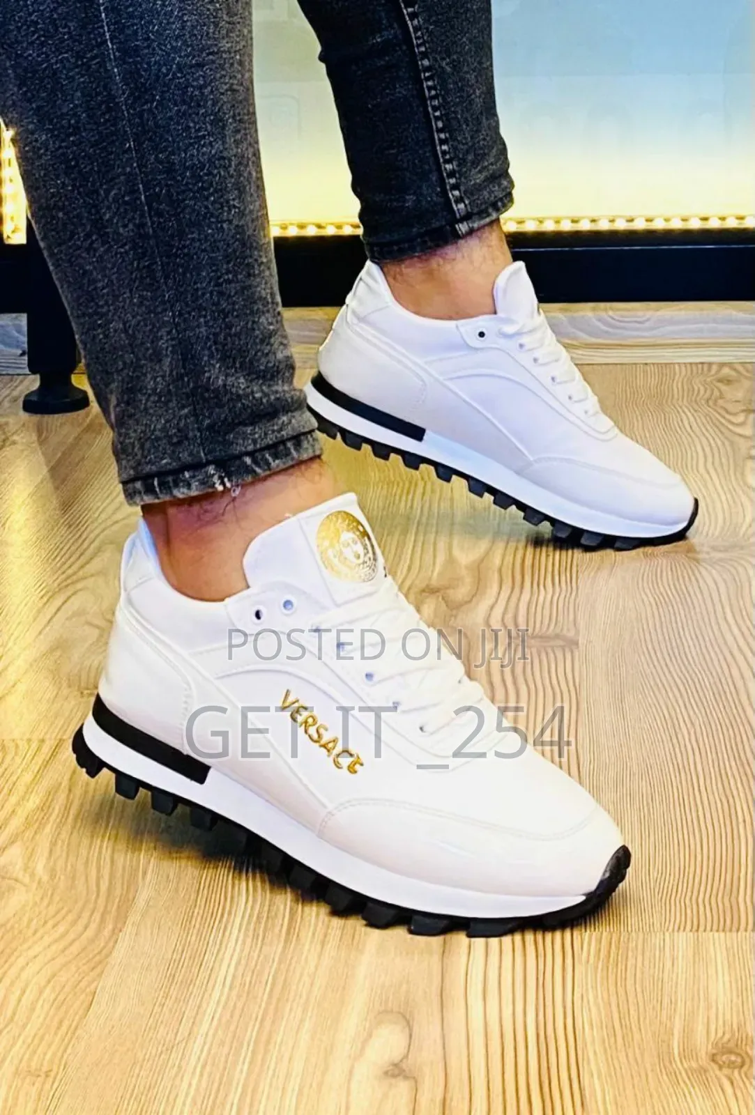 Quality Versace Sneakers 

Well Branded And Boxed 🔥