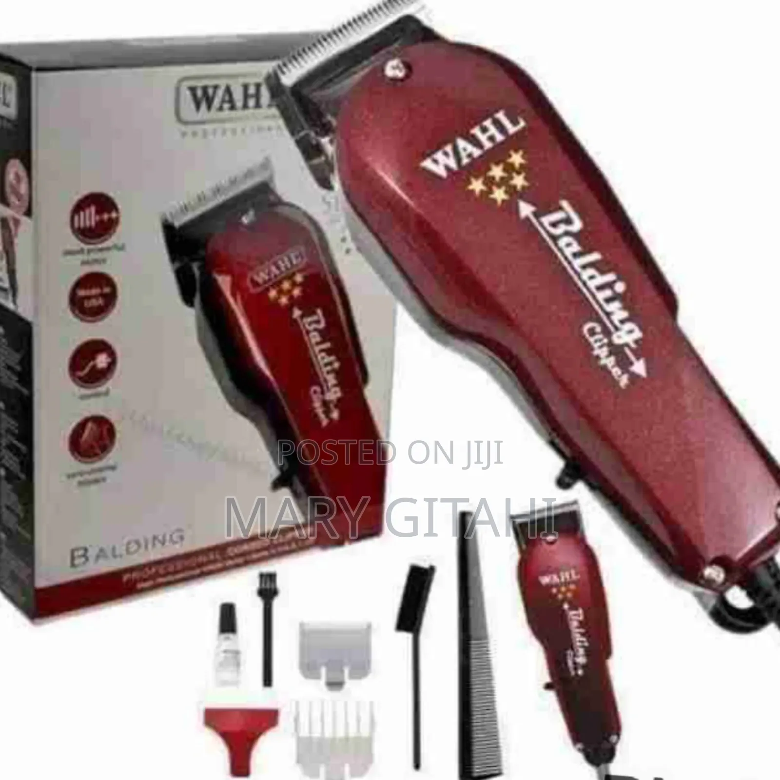 Maroonwahl Balding Clipper Kinyozi Cuts Shaving Machine