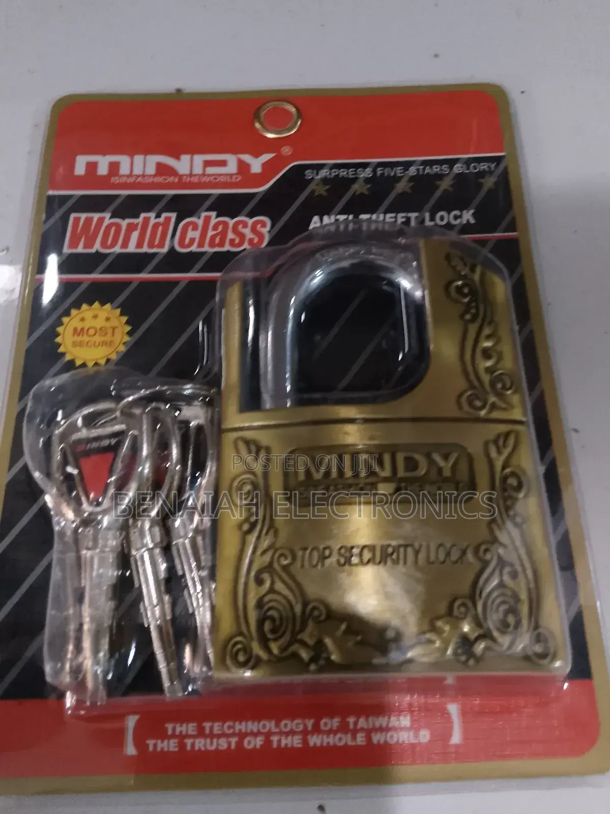 Original Mindy Padlock.60 Mm Top Security Lock
