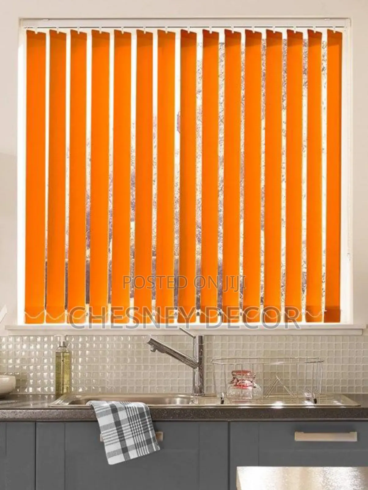Orange Kitchen Blinds