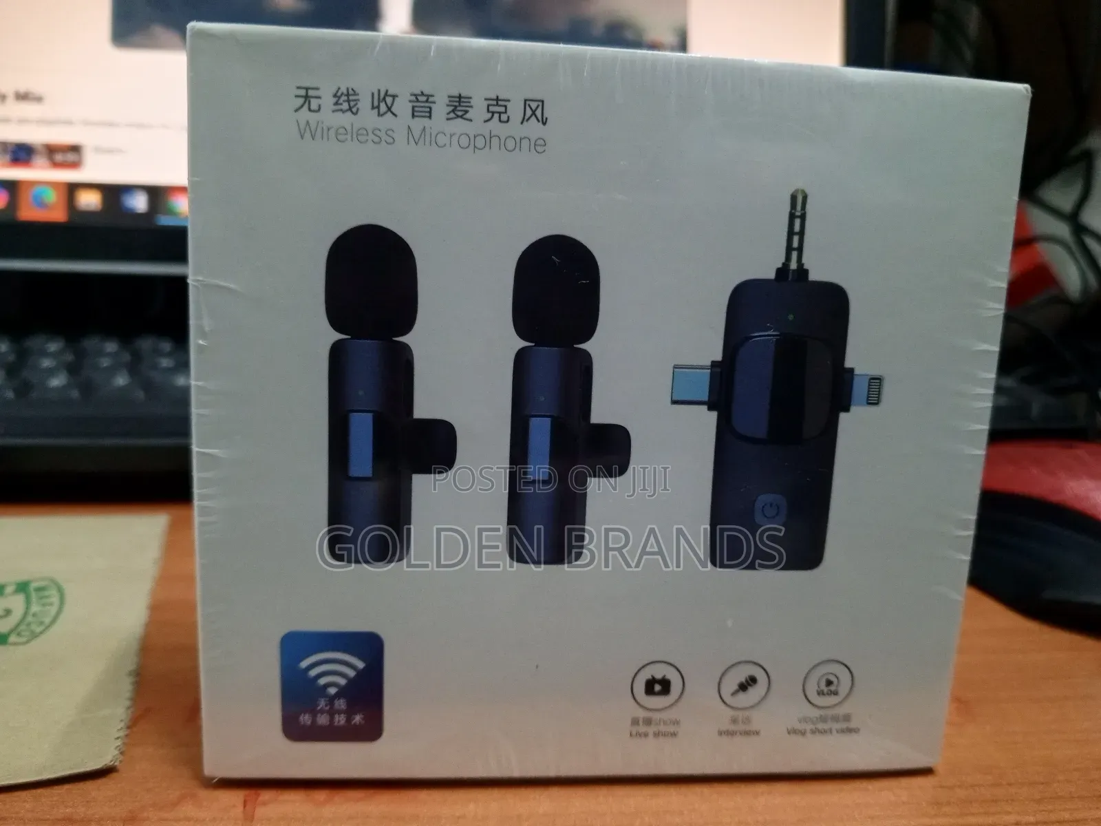 Lapel Microphones 3 in 1 Mini Double for iPhone +Android 