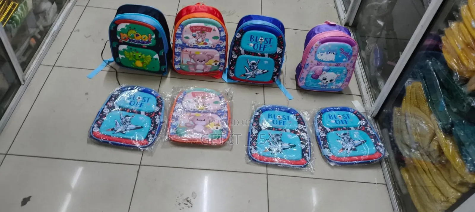 Cartoon Themed Pre School Bags / Backpacks