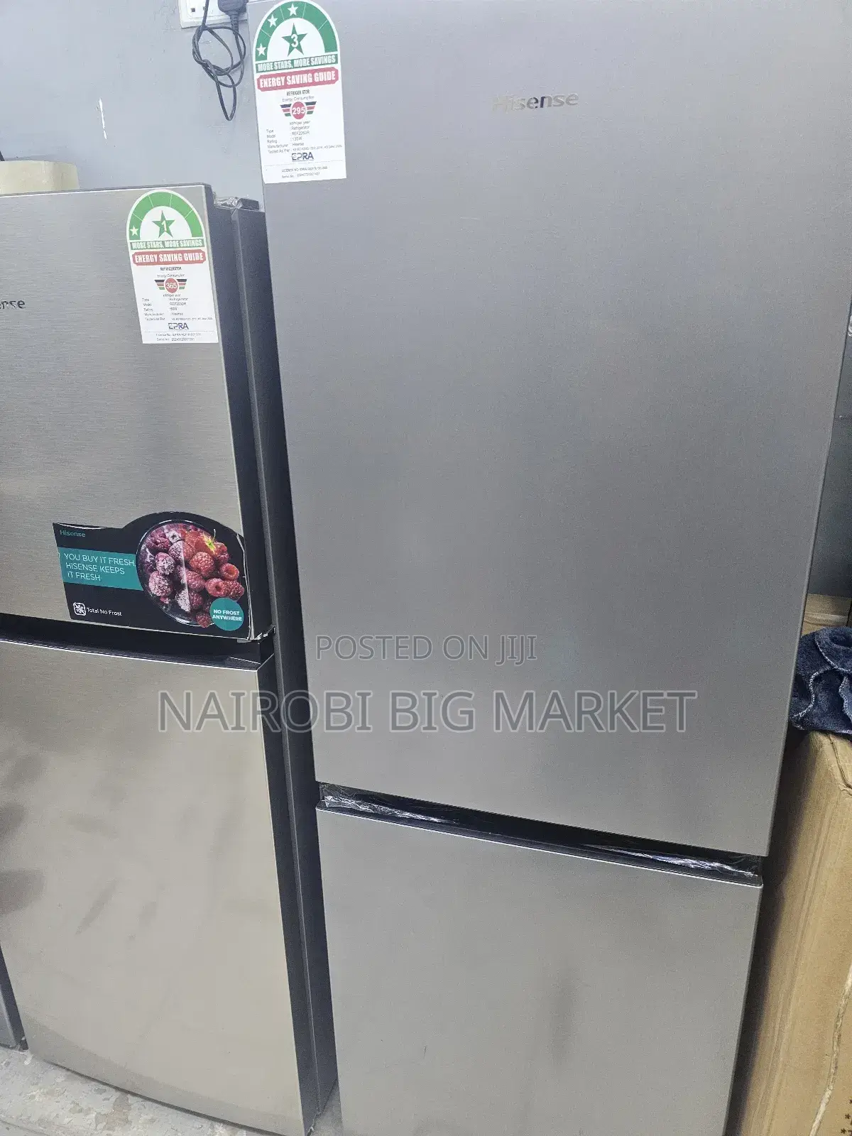 154litre Hisense Fridge Double Door