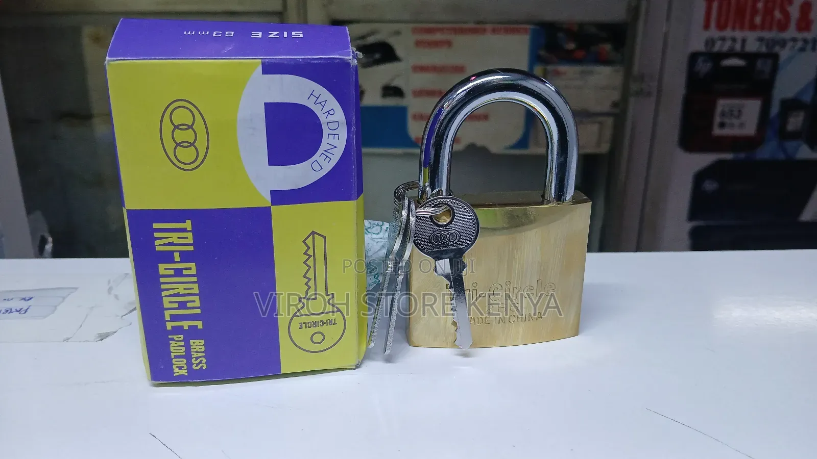Tri Circle 266 Padlock 63mm Original Padlock