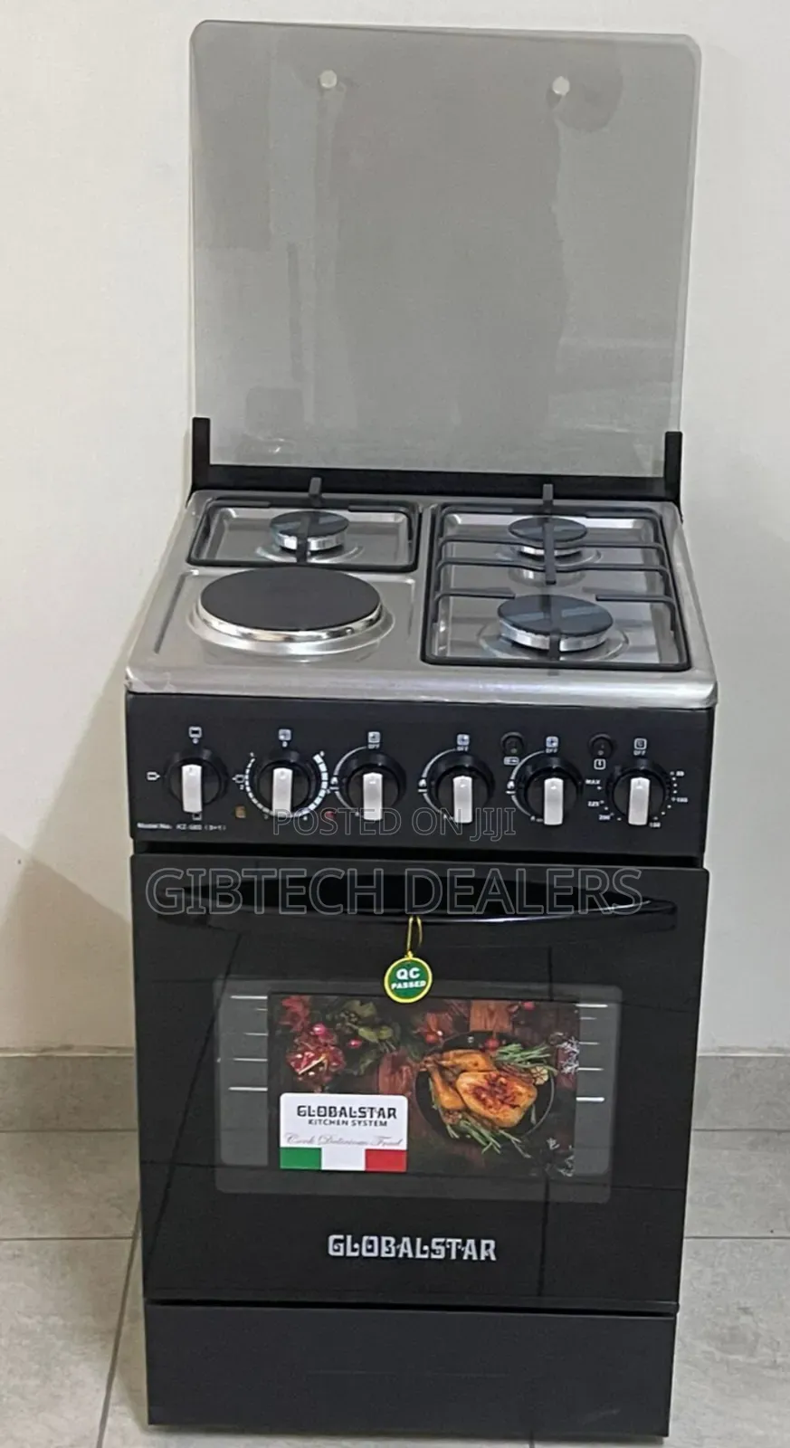 Global Star 50*55 JET 3+1 Standing Cooker With Electric Oven