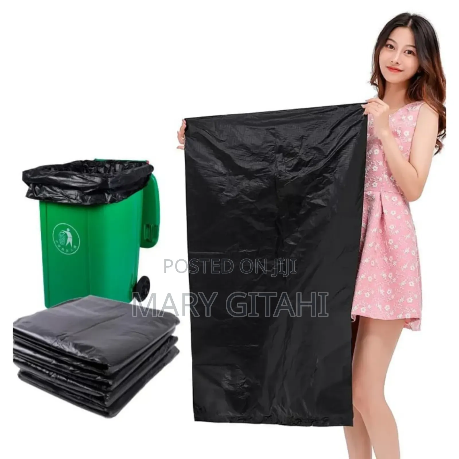 Large Size 50pcs Disposable Garbage/Trash Bags