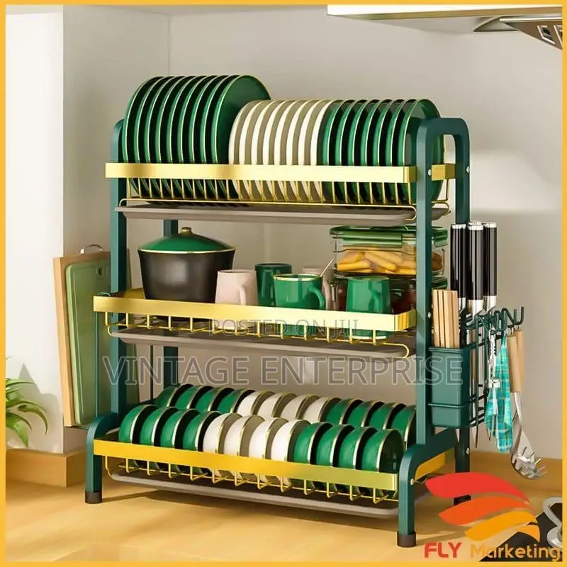 3layer Heavy Duty Dish Rack