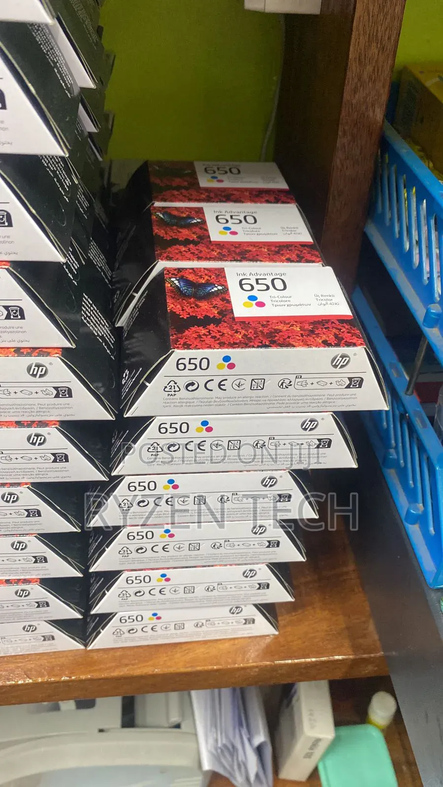 Hp 650 Cartridges Black and Colours