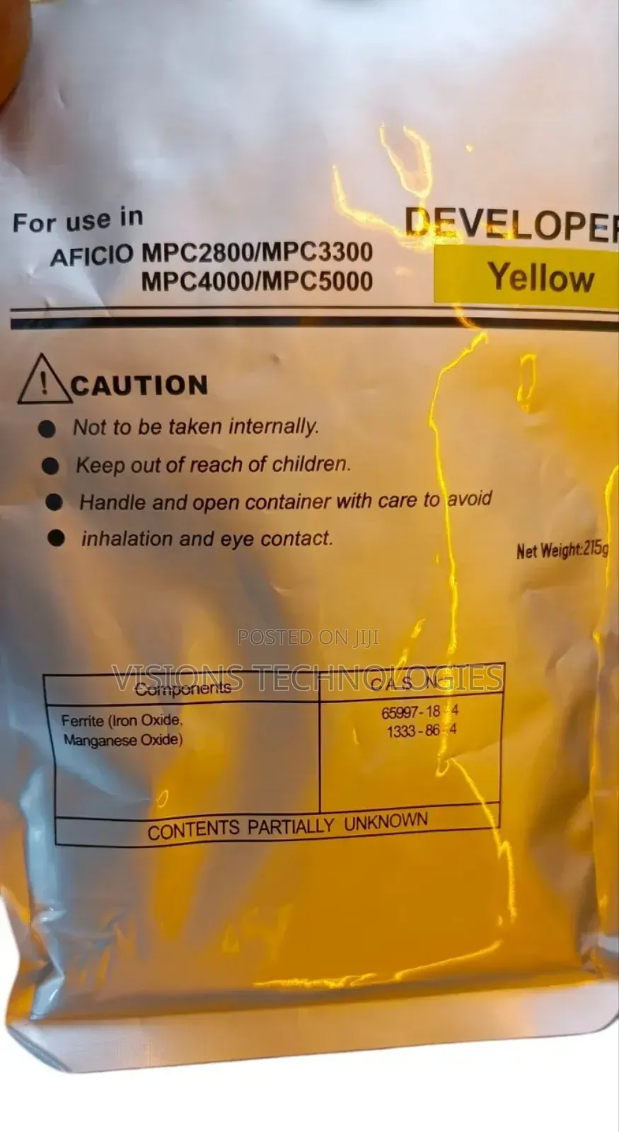 Mpc2800 Developer Powder (Yellow)