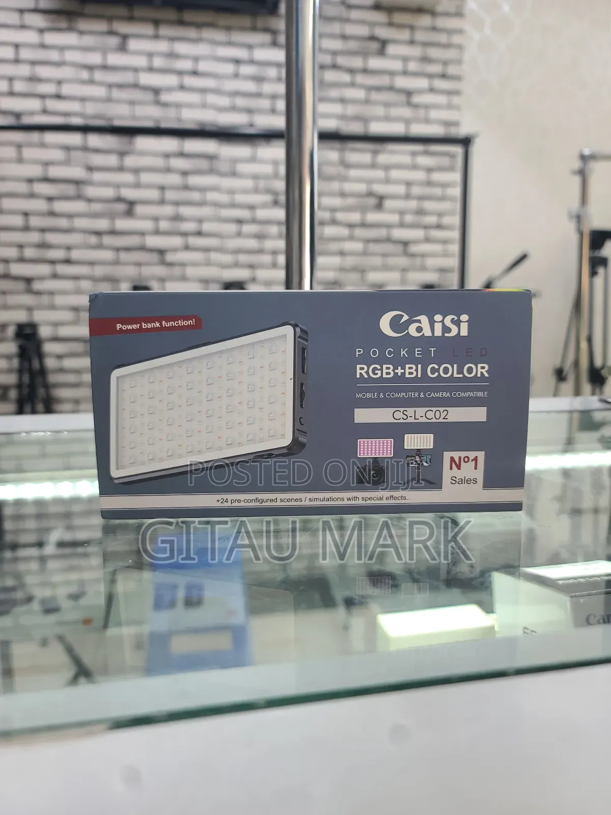 Caisi Portable RGB LED Light CS-L-C02 Videolight