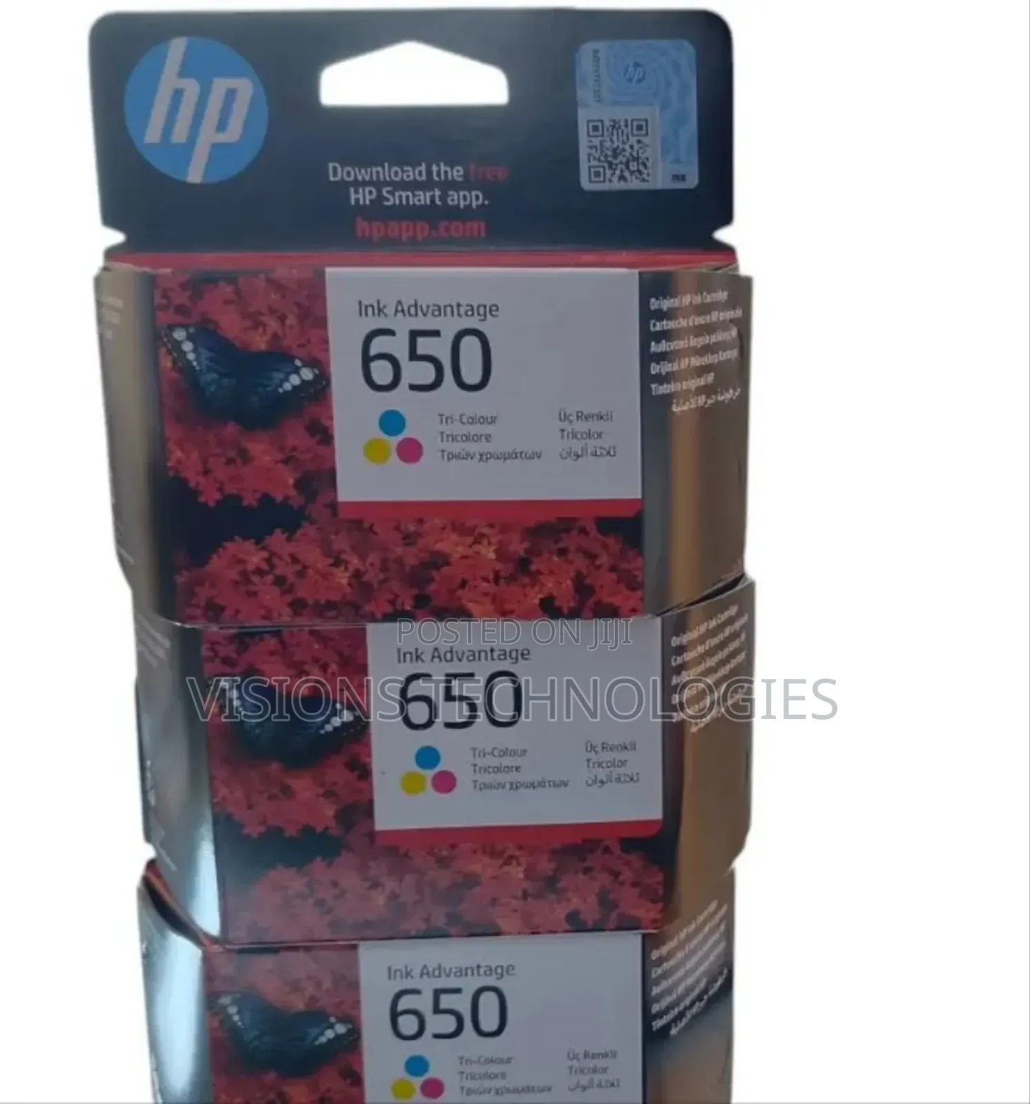TRI Color Hp 650 Cartridge