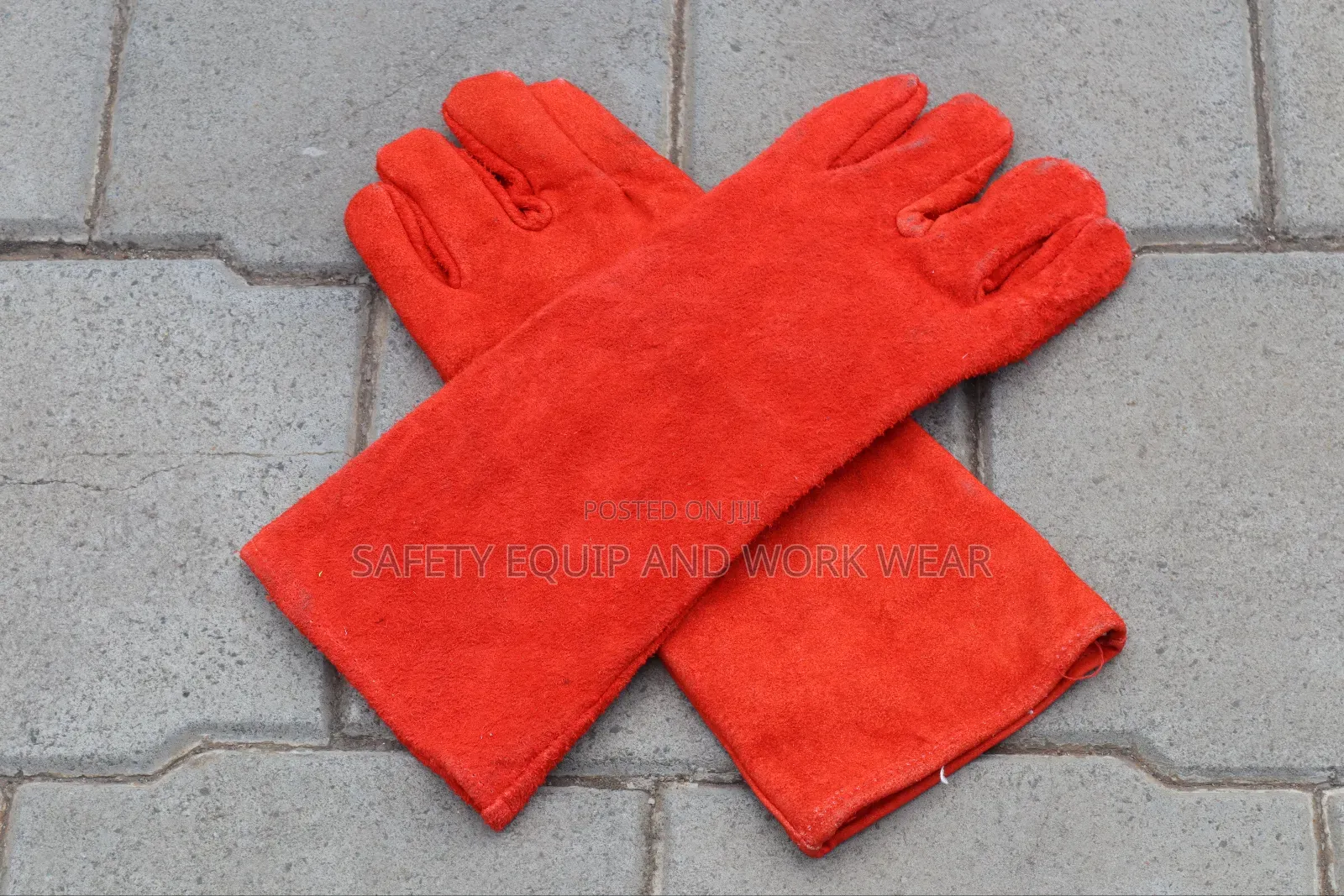 Long Cuff Leather Gloves
