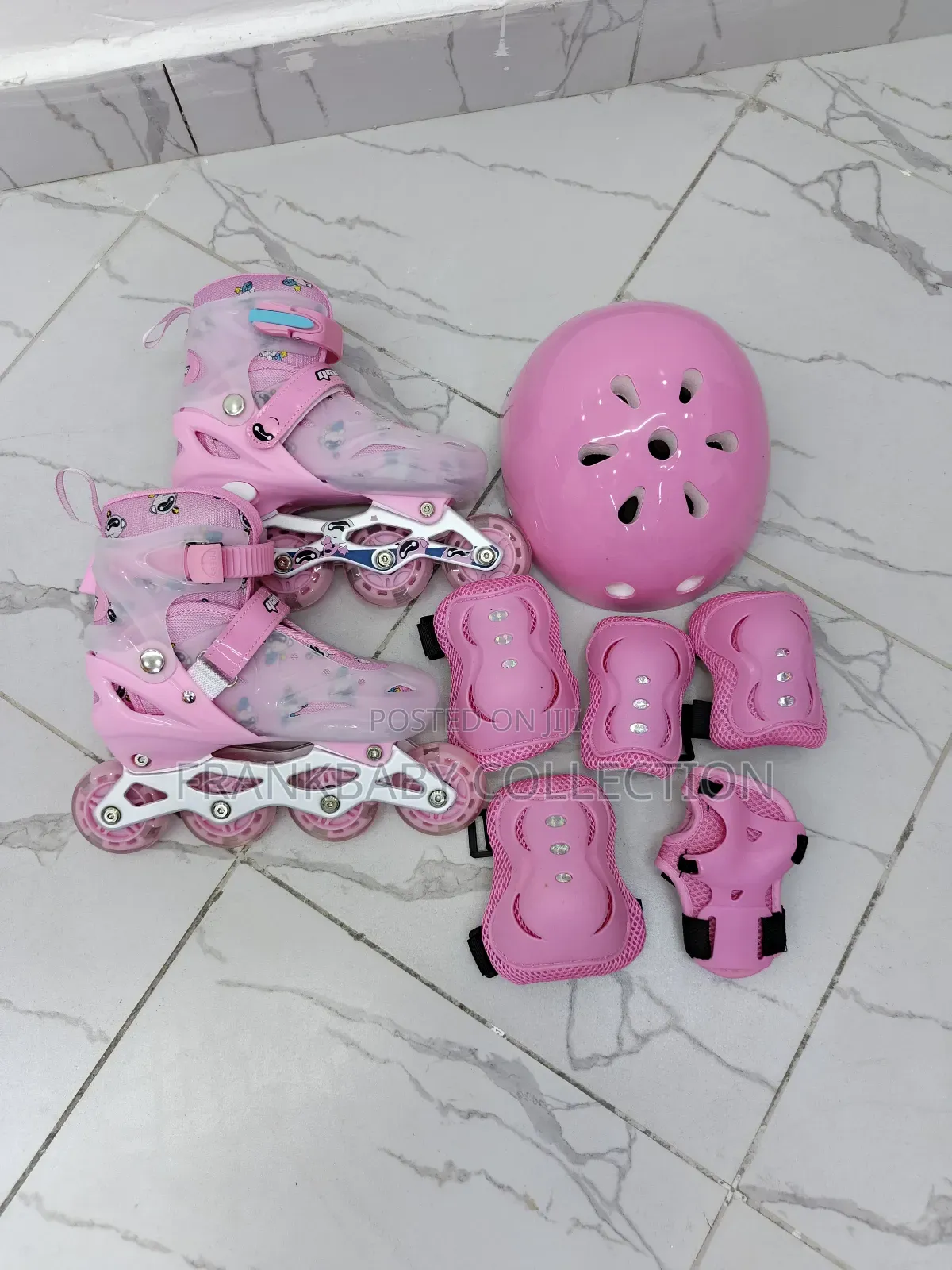 Pink Roller Skates /Rollers Skaters Full Set