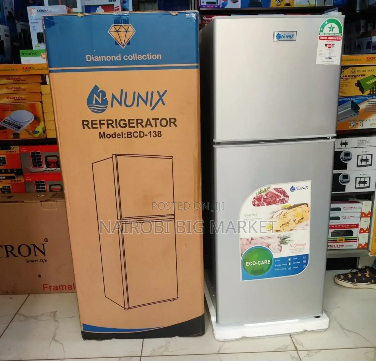 Nunix 138 Litres Double Door.