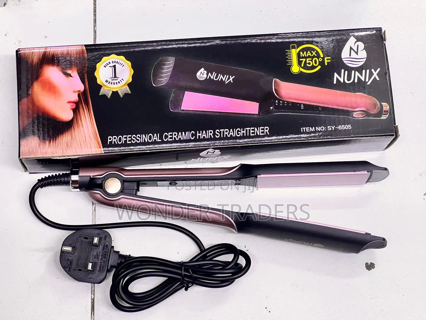 Nunix Professional Hair Straightener Flat Iron Styler