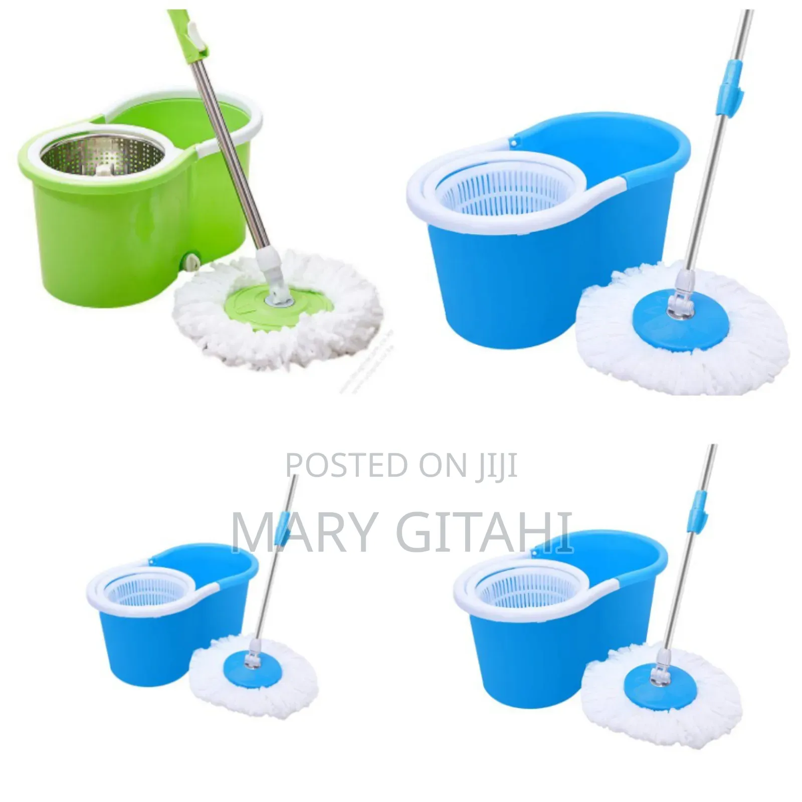 Rotating 360 Spin Mopper and Bucket