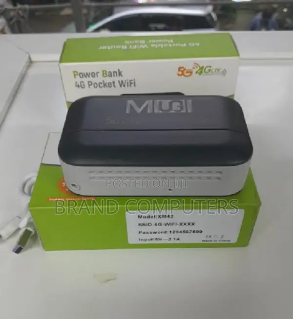 Simcard Mobile Mifi With Power Bank 10,000mah
