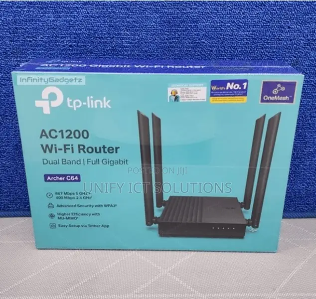 Tp-Link Archer C64 Ac1200 Router Wireless