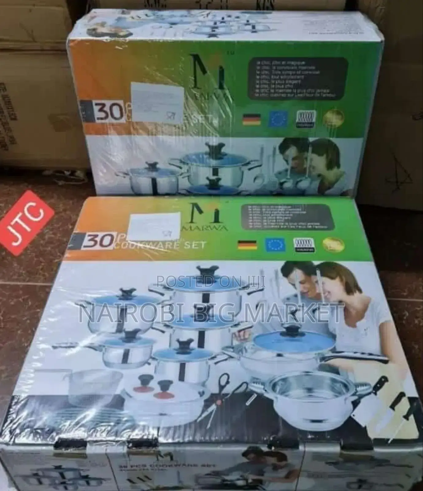 Marwa 30 Pieces Cookware