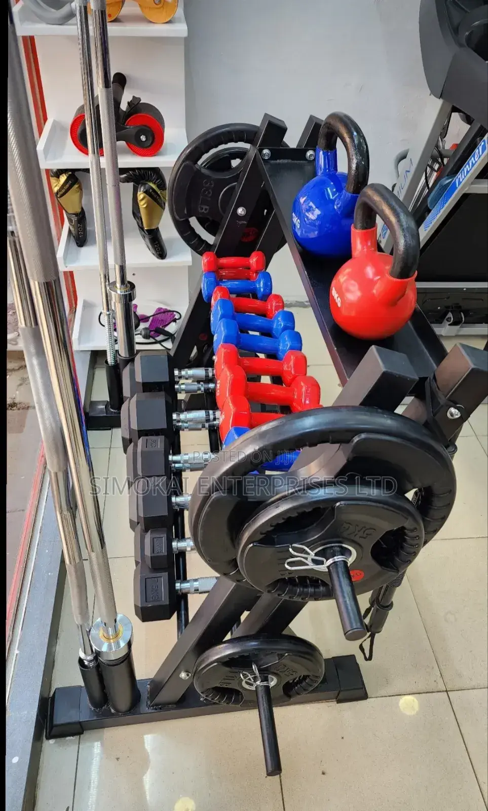 Dumbells Rack & Barbell Stand