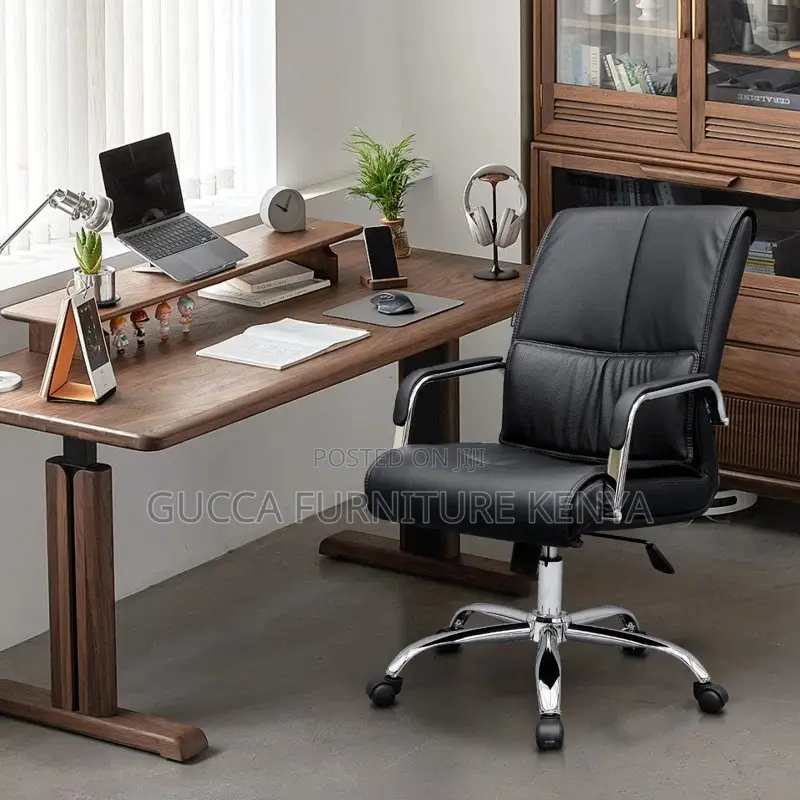 Office Chairs:Premium Leather Comfort Executive Office Chair