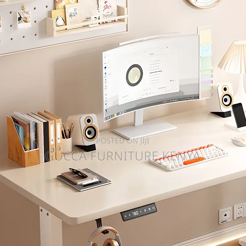 Office Tables:140cm Electric Motorized Adjustable Officedesk