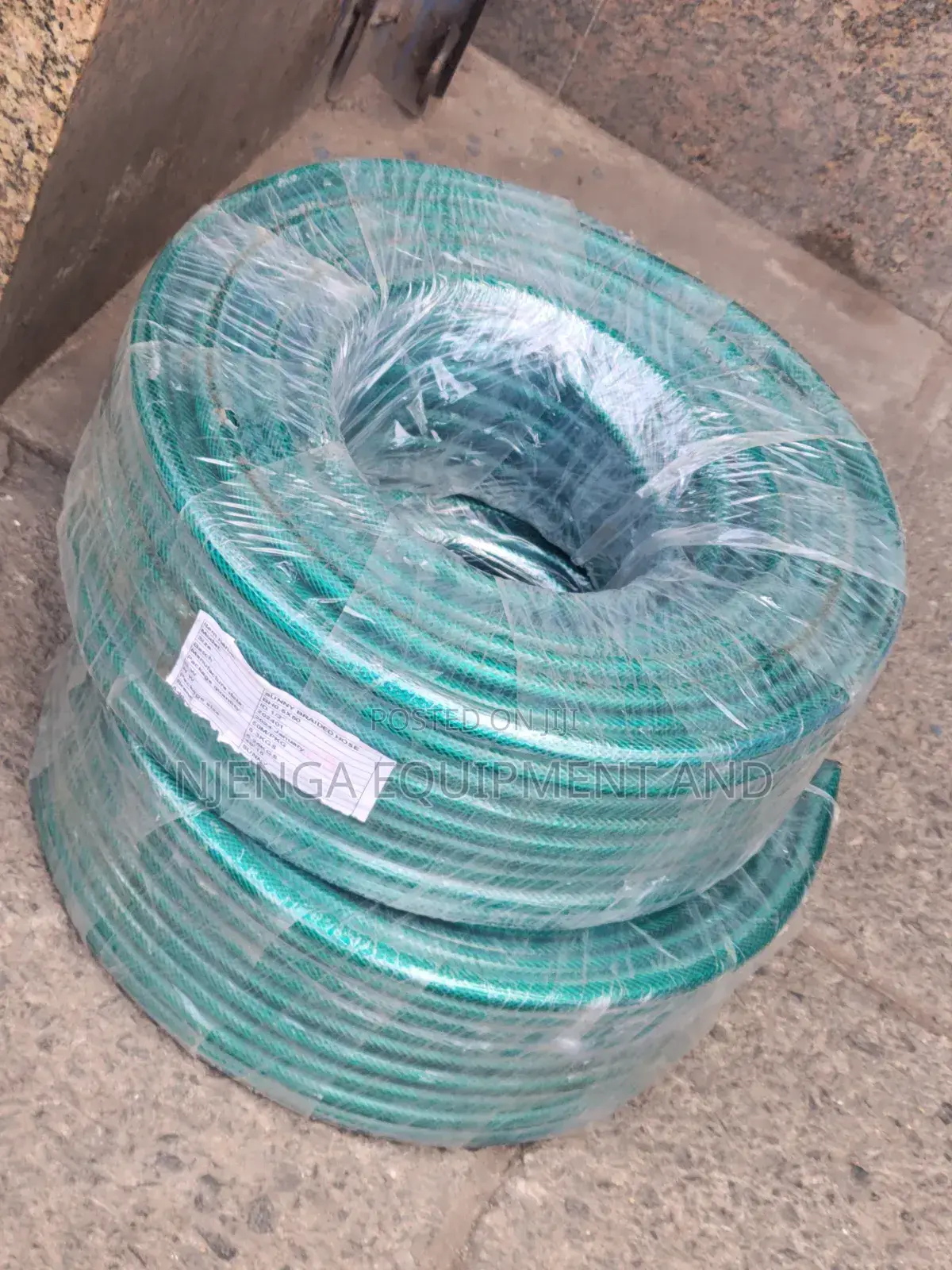 1" Inch Green Braided PVC Hose Pipe