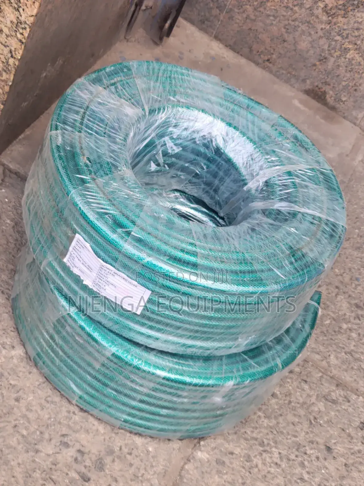 1" Inch Green Braided PVC Hose Pipe