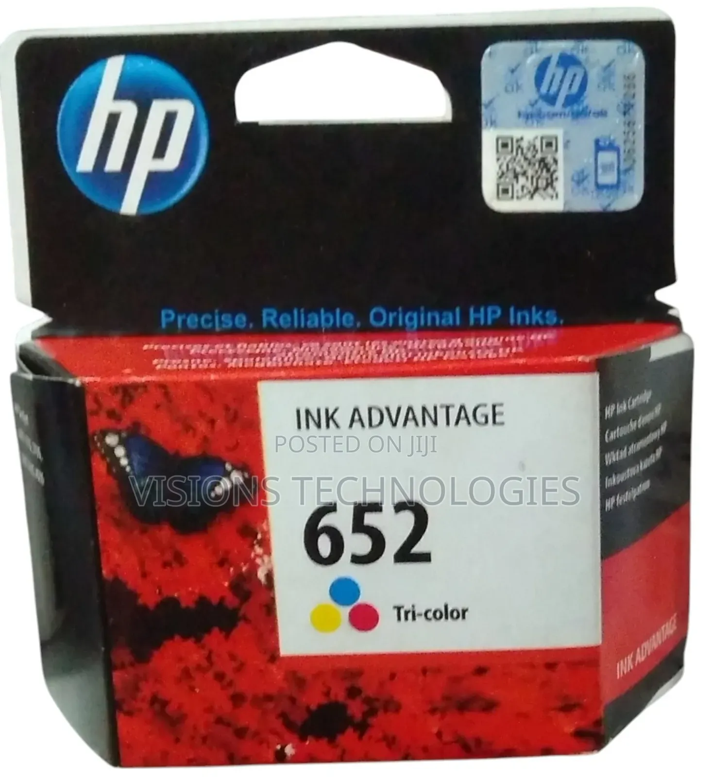 Hp 652 Cartridge (Tricolor)
