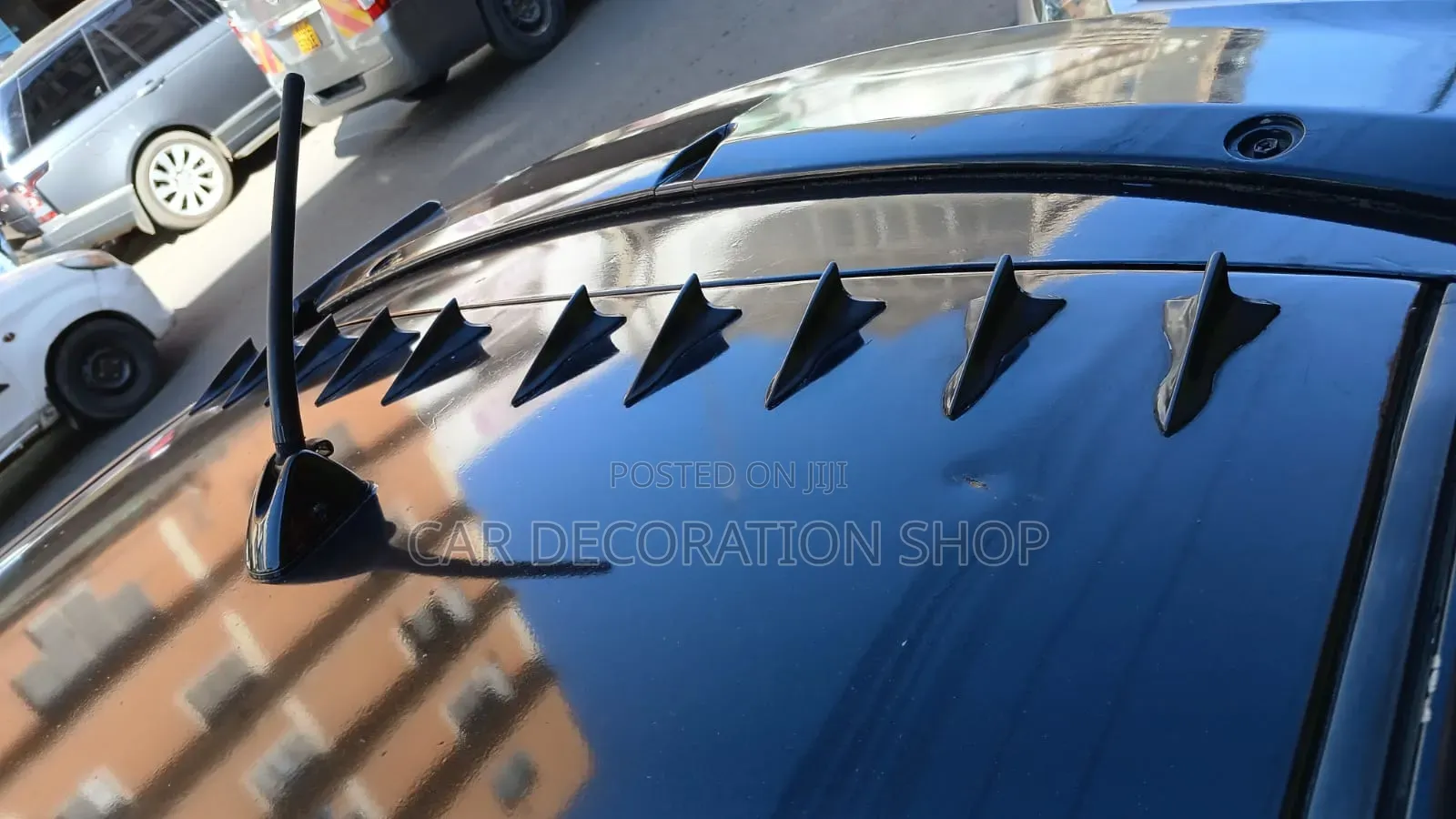 10pcs Mini Shark Fin Roof Decorators