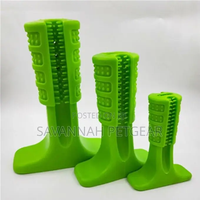 Dog Self Toothbrush Chew Toy Natural Rubber - Large Size