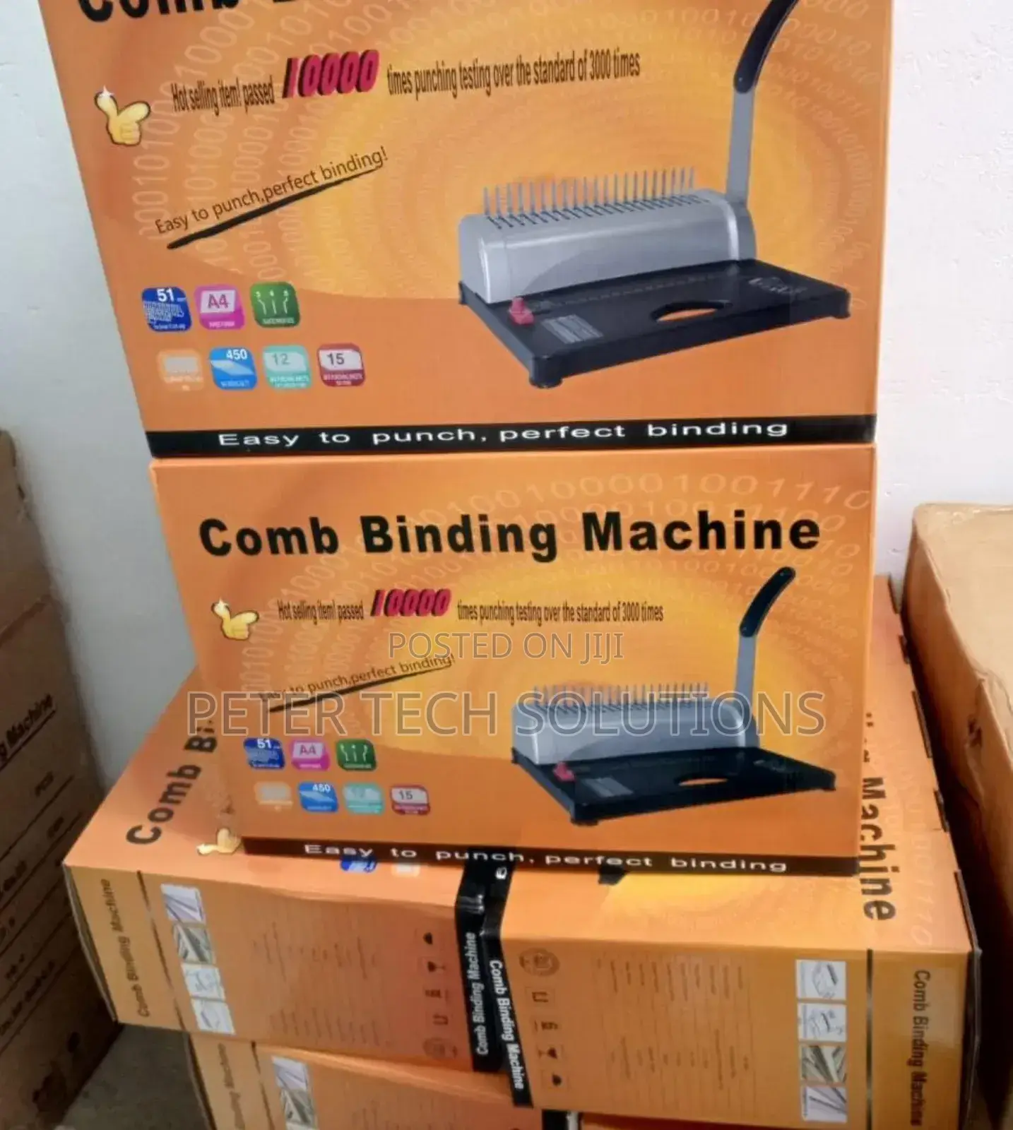 Comb Binding Machine Easy to Punch ,Very Perfect