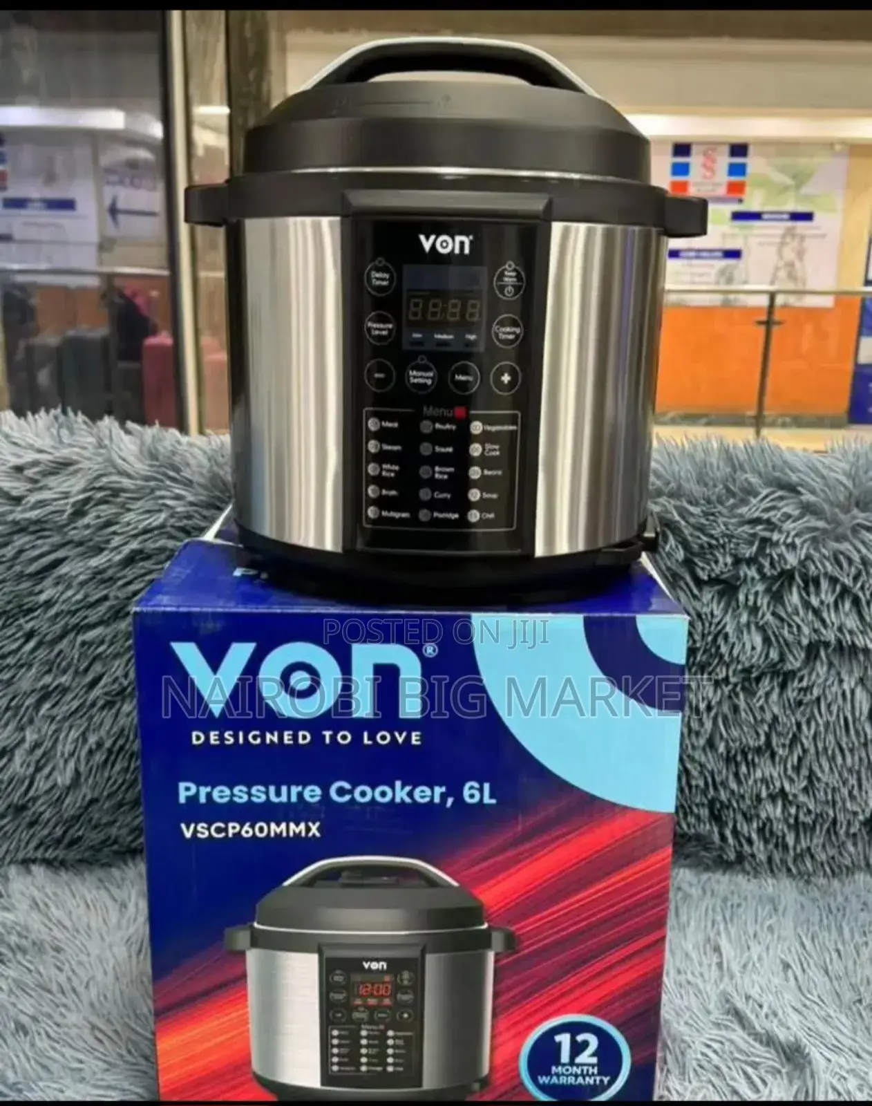 6 Liters Von Pressure Cooker