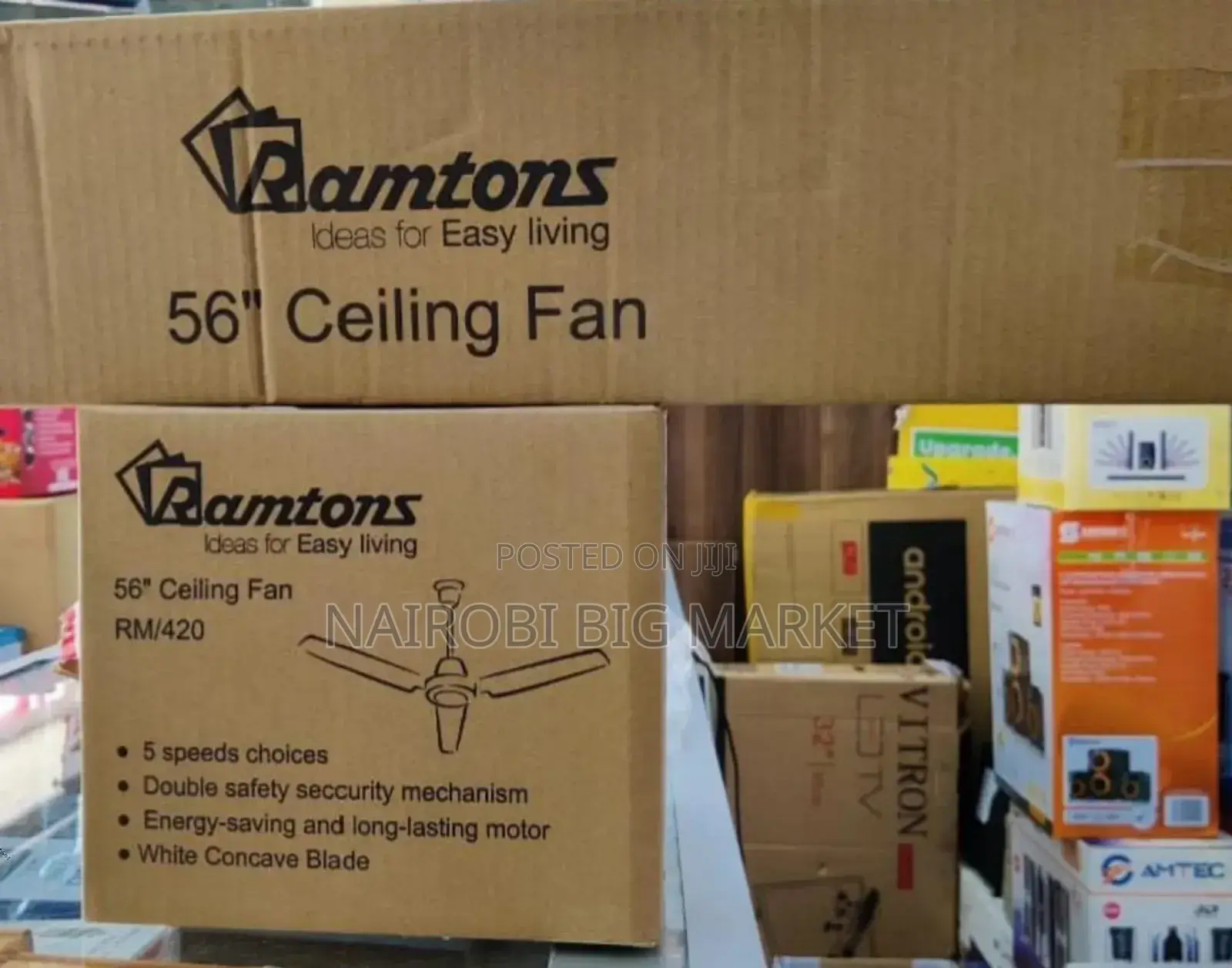 Ramtons 56 Inches Ceiling Fan RM