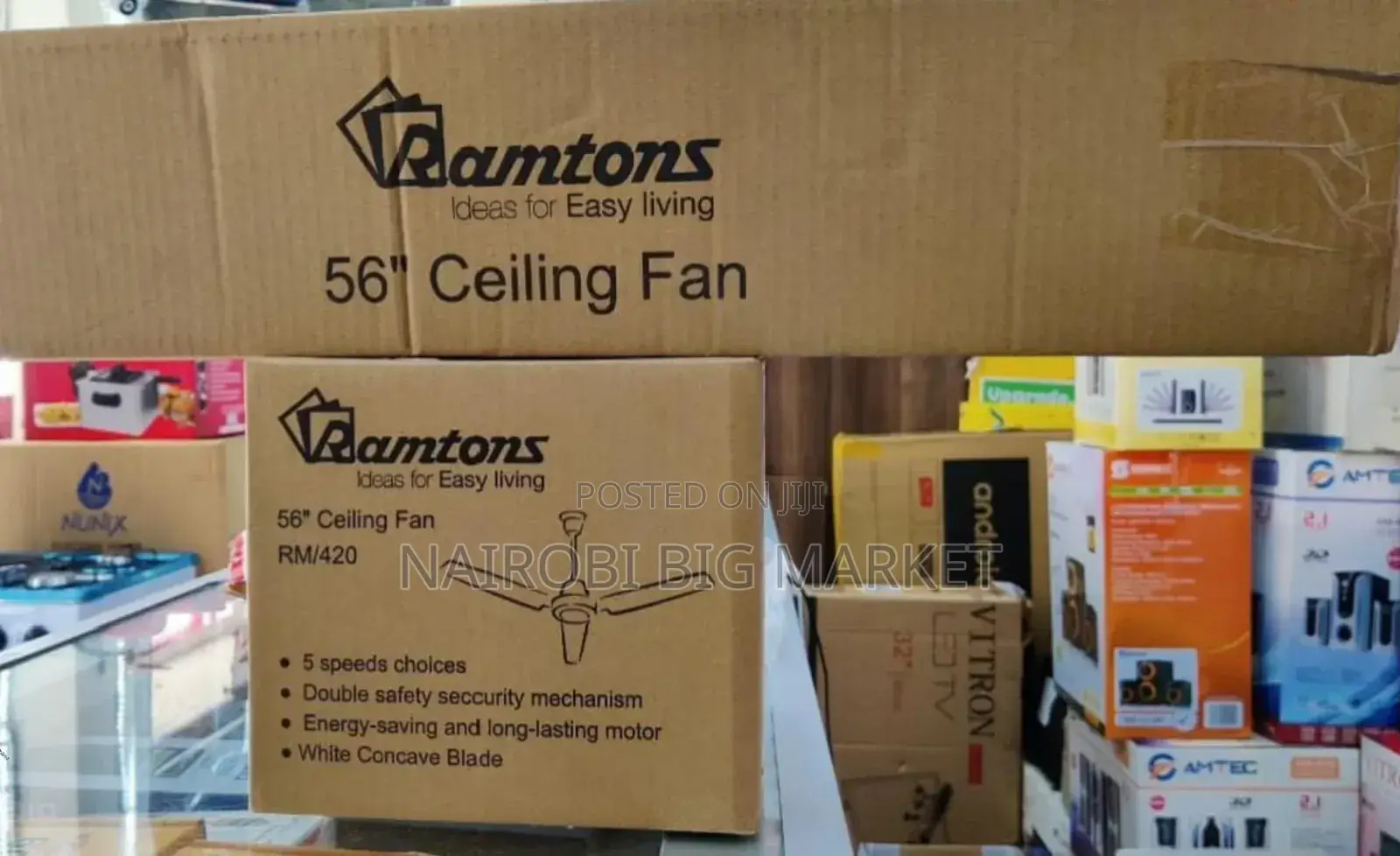 Ramtons 56" Inches Ceiling Fan RM/F-56