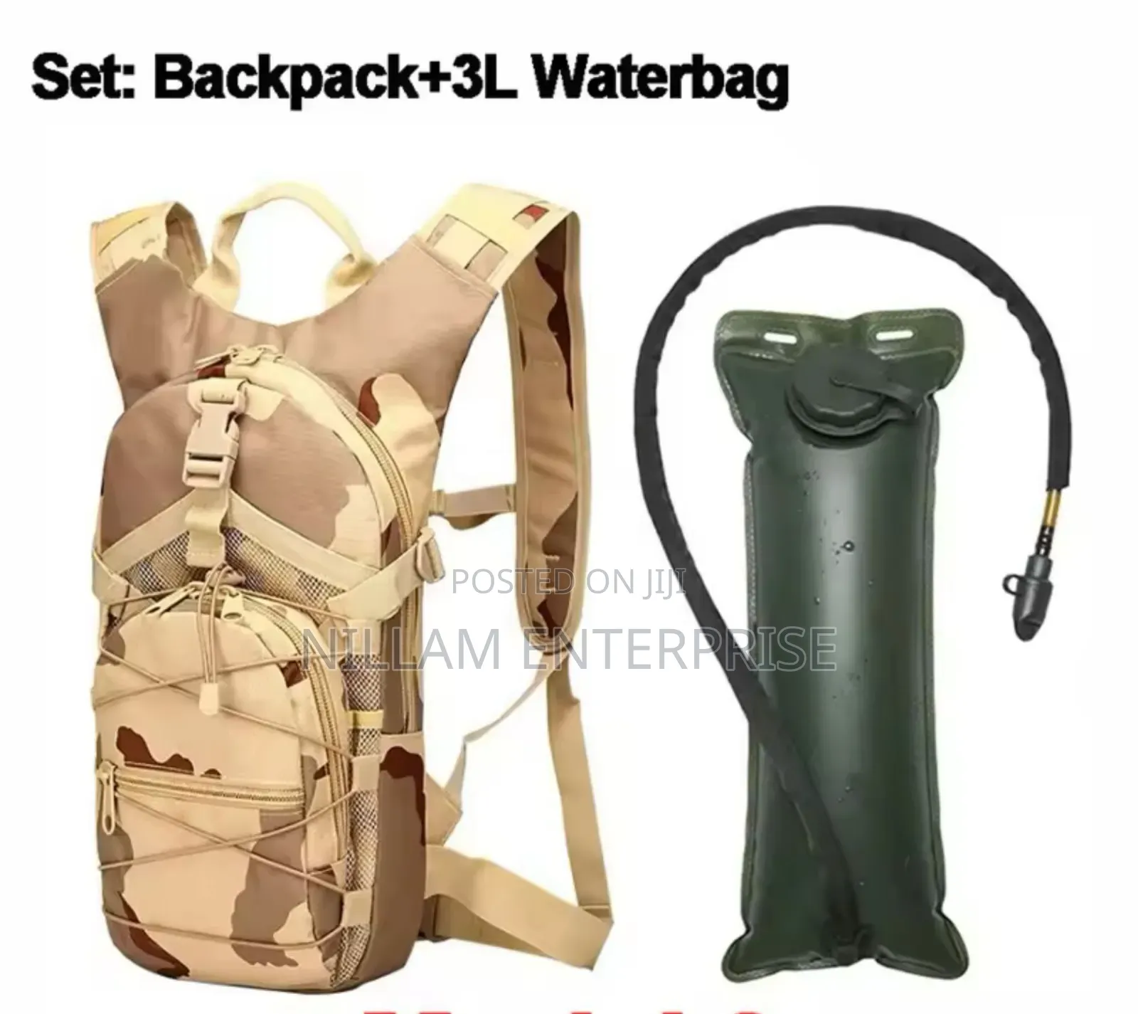 *2 in 1 Hydration Backpack PLUS 3litres Water Bag*