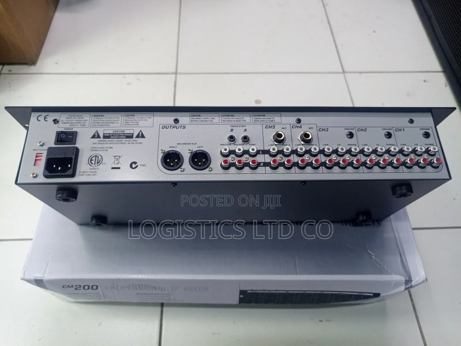 Numark Dj Mixer Cm200 Audio Mixer Sound Professional Mixing