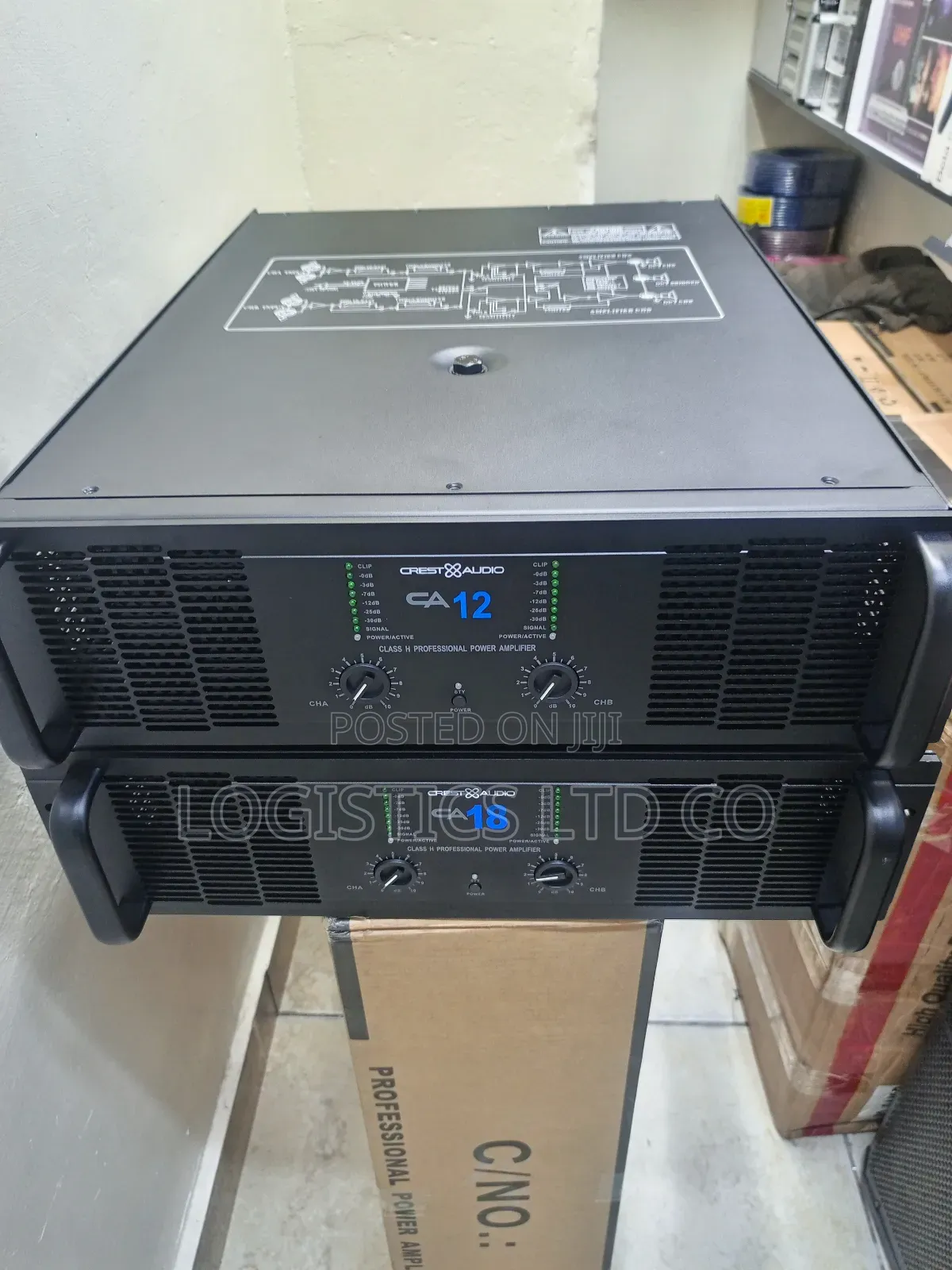 Crest Audio Ca12/Ca18 Double Fan Professional Power Amp