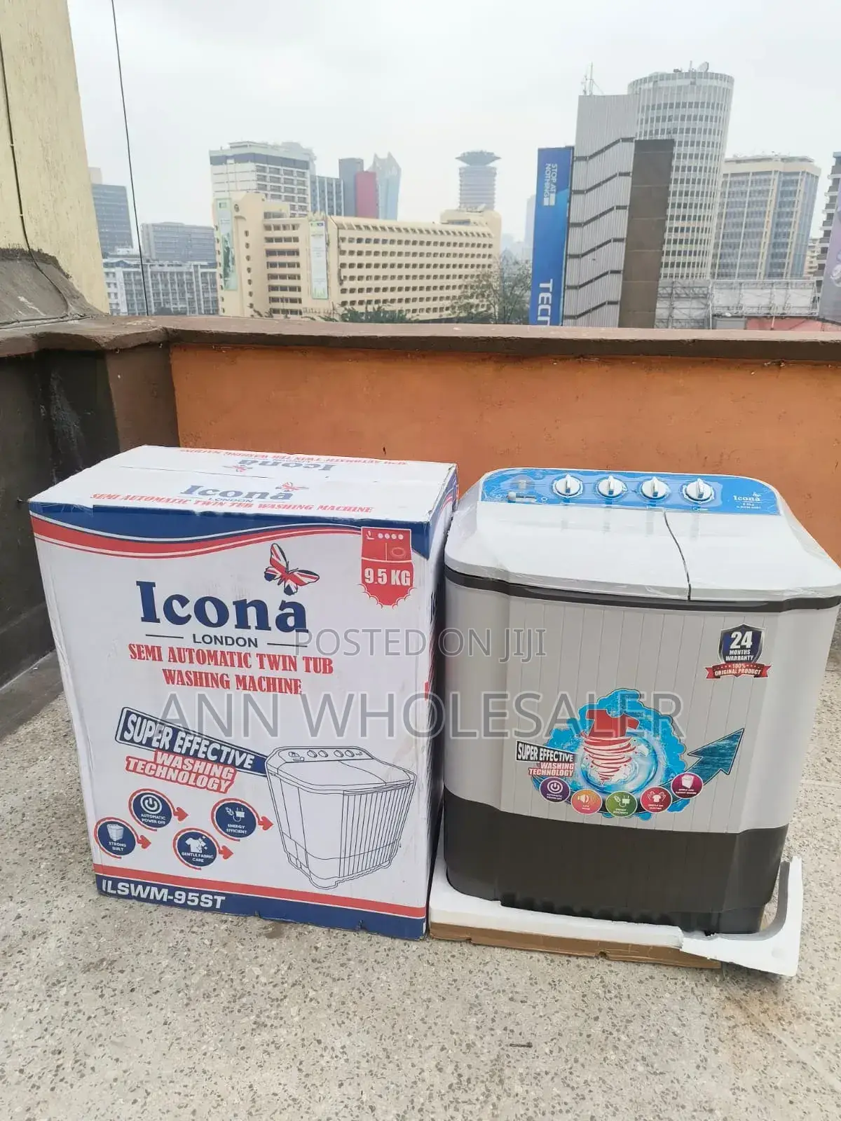 Icona 9.5 Kg Washing Machine