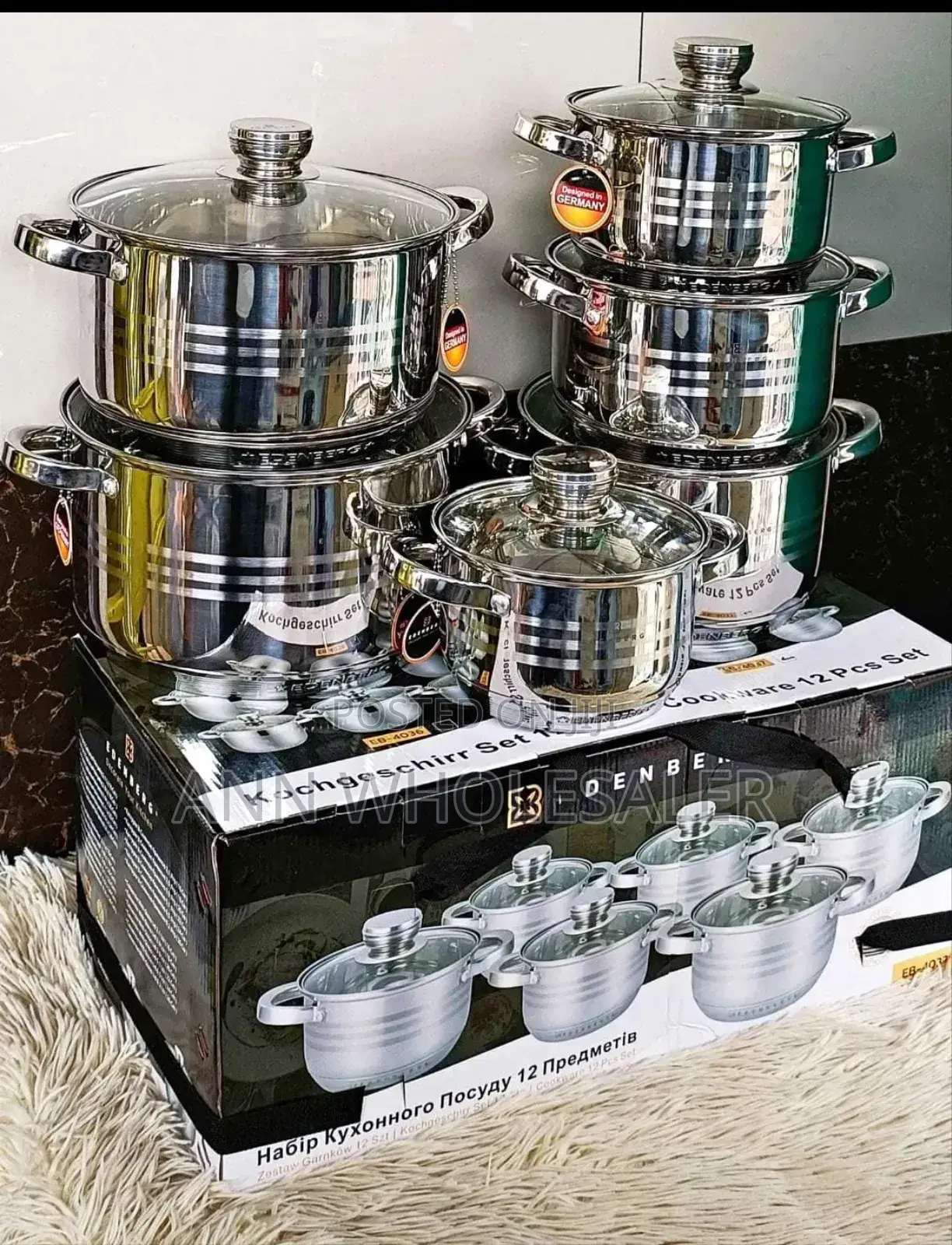 Edenburg 12 Pieces Stainless Steel