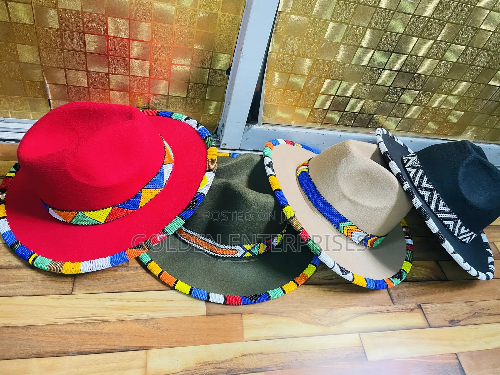 Event/Fashionable Beaded Fedora Hat