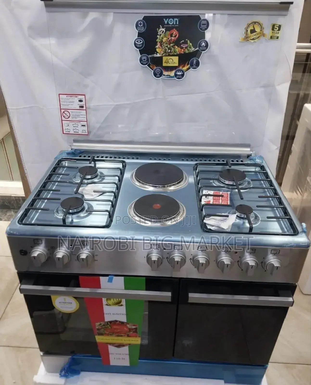 Von 4+2 Standing Cooker