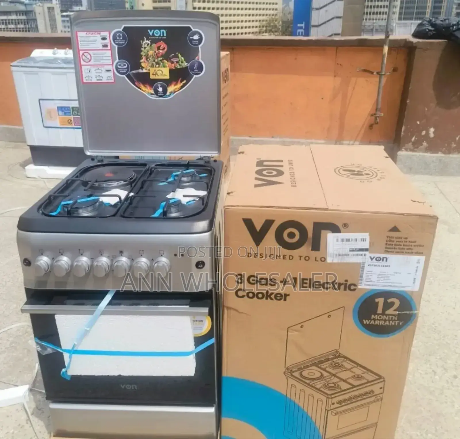 Von 50 by 60 Standing Cooker